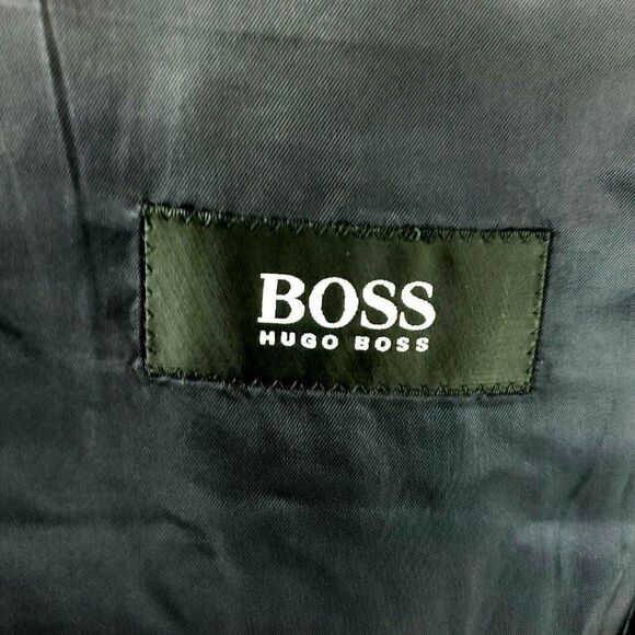 BOSS Hugo Boss Akropolis 42L 2 Button Black Wool B - Picture 7 of 11